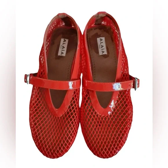 Alaia | Shoes | Alaia Red Mesh Ballet Flats | Poshmark Alaia | Shoes | Alaia Red Mesh Ballet Flats | Poshmark